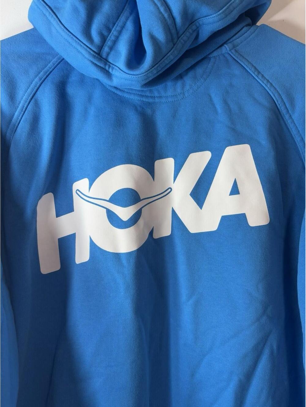 Hoka One One Men's L Running Sweater Blue Performance Jogging - Picture 10 of 10